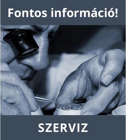 FONTOS INFORMÁCIÓ - SZERVIZ