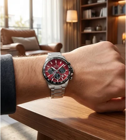 FESTINA F20560 és F20561 – Az idei év meghatározó bordó árnyalata a Timeless Chronograph kollekcióban